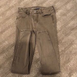 American Eagle green/brown pants